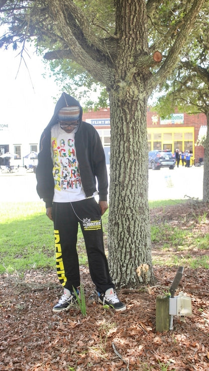 IDENTITY FLAG SWEATS(BLACK)